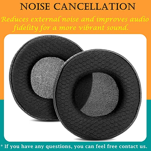 TaiZiChangQin Upgrade Ear Pads Ear Cushions Replacement Compatible with Sony MDR 7505 MDR-7505 MDR-V55 MDR V55 Headphone (Fabric Earpads Black)