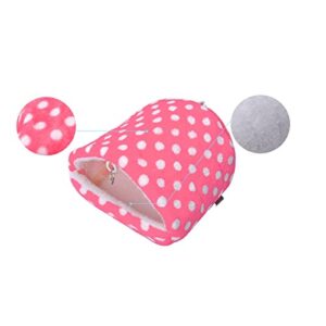 AFEIDD Hedgehog Pig Bed Accessories Cage Toys Bearded Dragon House Hamster Supplies Habitat Ferret Rabbit Fence for Garden (Pink, L)