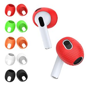 (5 pairs) for airpods 3 ear tips covers, silicone anti-slip ear covers accessories compatible with airpods 3rd generation 2021