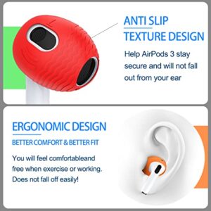 (5 Pairs) for AirPods 3 Ear Tips Covers, Silicone Anti-Slip Ear Covers Accessories Compatible with AirPods 3rd Generation 2021