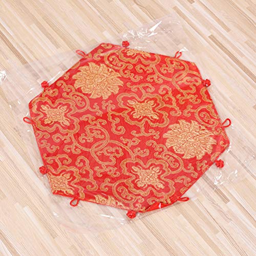 Luxshiny Chinese Candy Container 2pcs Chinese Wedding Candy Plate Snack Serving Tray Appetizer Tray Serving Plates New Year Spring Festival Decor Dried Food Plate