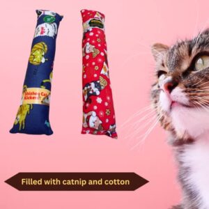 Shizhoo Catnip Toys for Indoor Cats, Kicker Cat Nip Toys for Kittens - (Interactive Cat Toy, Catnip Toys for Cats, Cat Chew Toy, Catnip Toys, Cat Toys) - Pillow