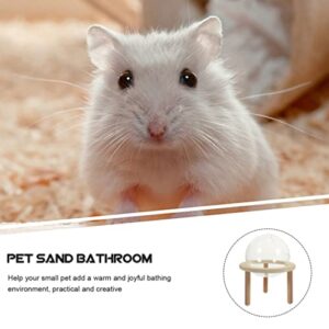 POPETPOP Home Sand Bath Box Small Hamster Bathtub Cage Chinchilla Bathtub Small Pet