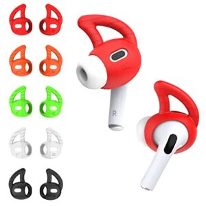(5 pairs) ear hooks for airpods pro 2, silicone anti slip airpods pro 2 ear hook accessories for apple airpods pro 2nd generation 2022【not fit in case】