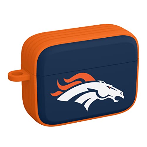 GAME TIME Denver Broncos HDX Case Cover Compatible with Apple AirPods Pro 1 & 2 (Classic)