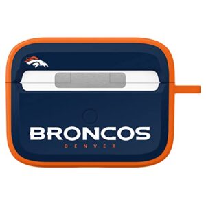 GAME TIME Denver Broncos HDX Case Cover Compatible with Apple AirPods Pro 1 & 2 (Classic)