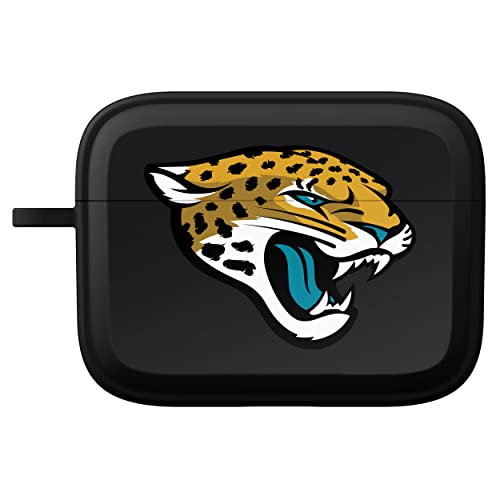 GAME TIME Jacksonville Jaguars Silicone HDX Case Cover Compatible with Apple AirPods Pro 1 & 2 (Classic Black)