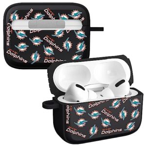 game time miami dolphins hdx case cover compatible with apple airpods pro 1 & 2 (select)