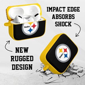 GAME TIME Pittsburgh Steelers HDX Case Cover Compatible with Apple AirPods Pro 1 & 2 (Classic)