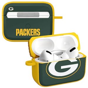 game time green bay packers hdx case cover compatible with apple airpods pro 1 & 2 (classic)