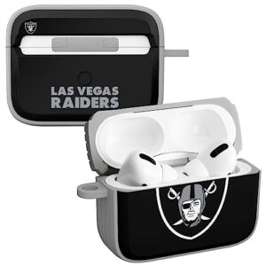 game time las vegas raiders hdx case cover compatible with apple airpods pro 1 & 2 (classic)