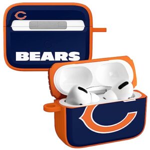 game time chicago bears hdx case cover compatible with apple airpods pro 1 & 2 (classic)