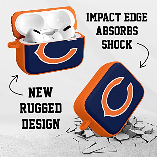 GAME TIME Chicago Bears HDX Case Cover Compatible with Apple AirPods Pro 1 & 2 (Classic)