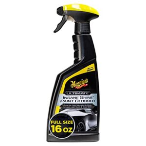 meguiar's ultimate insane shine paint glosser - spray gloss enhancer that gives an amazing high gloss finish for your paint - 16 oz spray