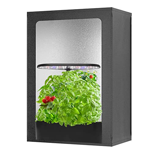 Reetsing Small Grow Tent for Aerogarden,Hydroponics Growing System Indoor Grow Tent,18.9"x13.7"x20.8"High Reflective Mylar for Hydroponics Indoor Plant