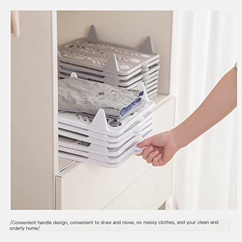 HIDDIT Lazy Folding Board Multi-Functional Folding Board Clothes Sweater Storage Folding Board Folding Clothes Artifact (Color : Gray, Size : One Small)