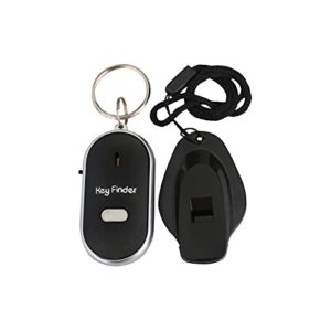 SolwDa Smart Key Finder - LED Light Torch Remote Sound Control Lost Key Finder - Portable Key Chain Flash Light for Elderly Find Keys Keychain Wallet Outdoor - Easy to Use Key Locator Device