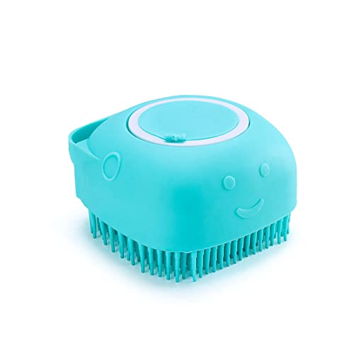 Pets Grooming Kit with Clear bag with dogs accesories inside. includes cat and dog teeth cleaning, shampoo brush, deshedding brush for cats, dog brush for shedding and brush glove. Best for dog wash station. Good alternative of pet supplies or cat accesso
