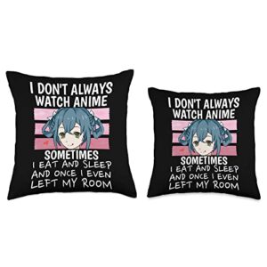 Anime Metch Anime Stuff Gifts For Teen Girls Kids Merch Japanese Watch Anime for Teen Girls and Women Throw Pillow, 18x18, Multicolor