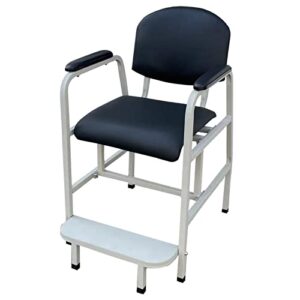 helsevesen heavy duty steel frame hip high chair with comfortable padded seat,weight capacity 500lbs