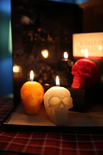 Skull Candle,Aesthetic Skull Candle, Decorative Candle, Decorative Burning Skull Candle, Home Decor, Home Gift, Aesthetic, Decoration, Colored, Colorful, Gift, Birthday, Halloween