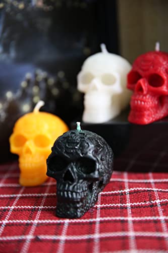 Skull Candle,Aesthetic Skull Candle, Decorative Candle, Decorative Burning Skull Candle, Home Decor, Home Gift, Aesthetic, Decoration, Colored, Colorful, Gift, Birthday, Halloween