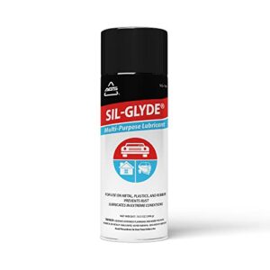 sil-glyde general purpose silicone lubricant for all environments, stops squeaks, prevents rust, weather-proof - 10.5 oz aerosol