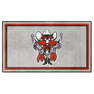 fanmats 36585 texas tech red raiders 3ft. x 5ft. plush area rug