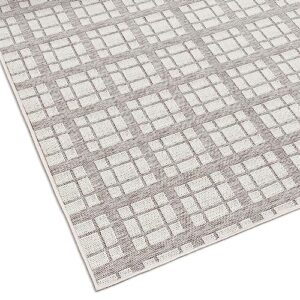 orian rugs landon natural area rug, 5' x 7', grey