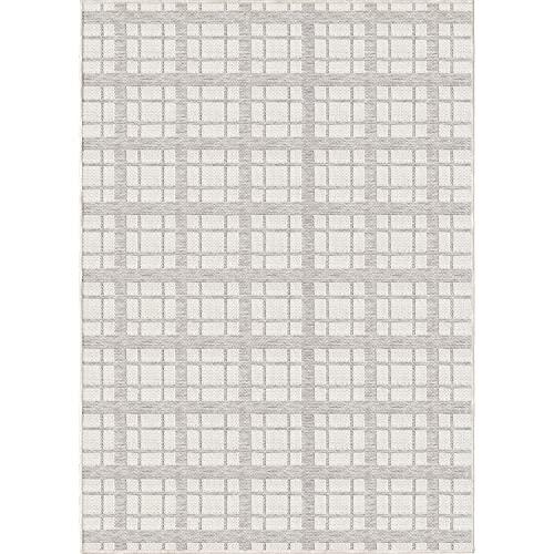 Orian Rugs Landon Natural Area Rug, 5' x 7', Grey