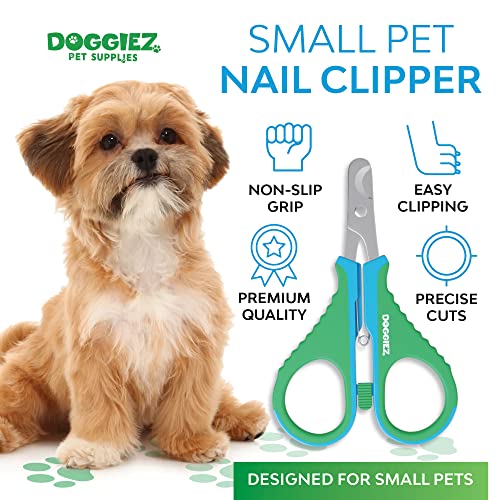 Dog Nail Clippers for Small Dogs, Cat Nail Clipper - Safe for Small Breeds Pet Nail Clippers - Dog Nail Trimmers for Puppy, Prevents Over Cutting of Dog Toenail, Cat Claw - Cat Nail Trimmer for Kitten