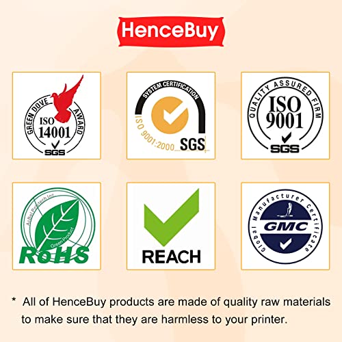 HenceBuy Compatible for HP 910 Ink Cartridges Replacement for HP 910 910 XL Ink Compatible with OfficeJet 8025e 8035e 8025 8035 8028e 8020 8022 8028 8015 for HP 910XL Ink Cartridges (4 Pack)