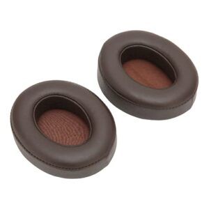 KOSDFOGE Replacement Ear Cushion Protein Leather Wearproof Headphone Ear Pads Compatible with Edifier W855BT(Brown)