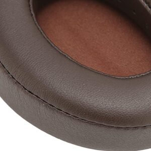 KOSDFOGE Replacement Ear Cushion Protein Leather Wearproof Headphone Ear Pads Compatible with Edifier W855BT(Brown)