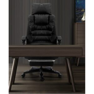 SEASD Computer Chair Home Fabric Leisure Boss Chair Washable Office Chair Swivel Lift Chairs Massage Recliner