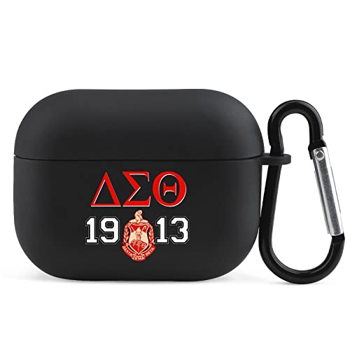 Delta-Sigma AirPods Pro Cases Cover with Keychain Sorority Paraphernalia Gift TPU Airpod Pro