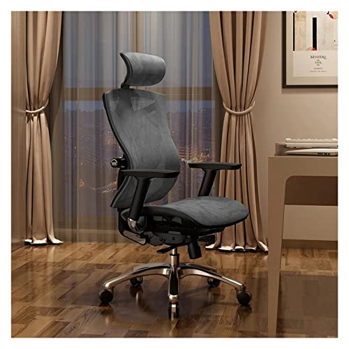 SEASD Ergonomic Computer Chair Home Waist Engineering Office Chair E-Sports Seat Human Design Multi-Function Adjustment