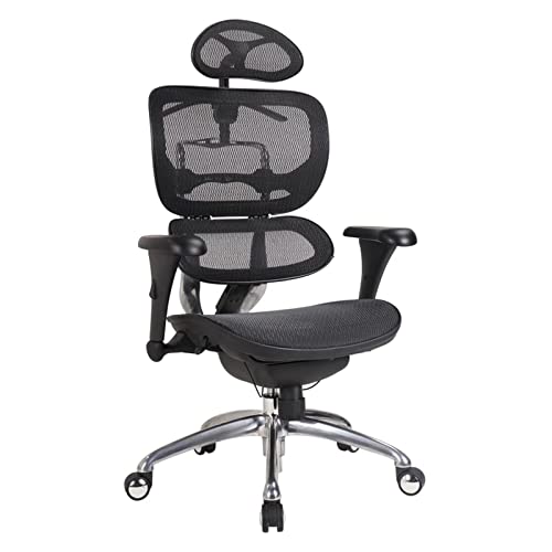 SEASD Ergonomic Waist Computer Chair Home Game Lift Study Office Chair Comfortable Sedentary Boss Intelligent Lumbar Support