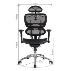 SEASD Ergonomic Waist Computer Chair Home Game Lift Study Office Chair Comfortable Sedentary Boss Intelligent Lumbar Support