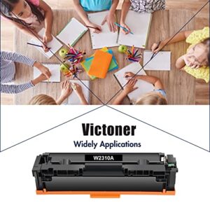 215A Toner Cartridges 4 Pack (with Chip) Compatible Replacement for HP 215A W2310A W2311A W2312A W2313A Work for HP Color Pro M182nw M183fw M182 M183 M155 Series Printer (Black Cyan Yellow Magenta)