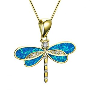 DITUDO wrtgerht 2022 Exquisite White Jewelryanalog Opal Ladies Pendant Necklace Graduation Gifts for Friends Christmas