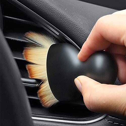 Auto Interior Dust Brush, Car Cleaning Brushes Duster, Soft Bristles Detailing Brush Dusting Tool for Automotive Dashboard, Air Conditioner Vents, Leather, Computer,Dashboard,Scratch Free