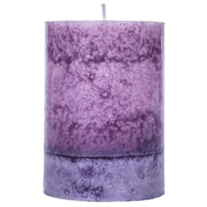 lavender fields aromatherapy pillar candle