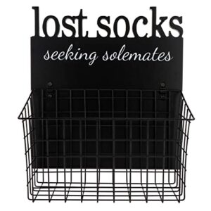 creekview home emporium lost socks seeking soulmates basket sign - missing sock bin lost socks basket for laundry room