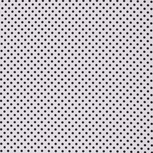 mook fabrics flannel polka dot, white/black, 15 yard bolt