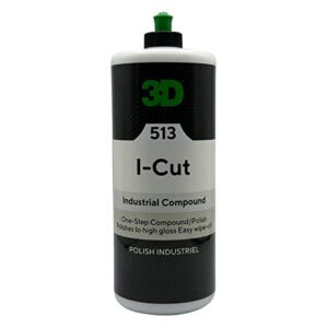 3d i-cut industrial cutting compound - fast cutting industrial grade rubbing compound - great for fast-paced high volume shops 32oz.