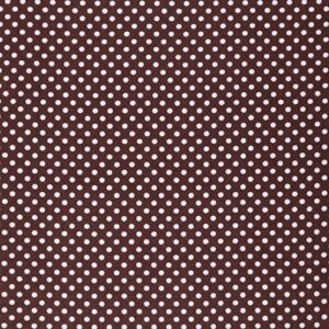 mook fabrics flannel polka dot, brown/white, 15 yard bolt
