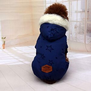 Dog Sweaters for Small Dogs Cat Hoodied Plus Polyester Clothing Sweatshirts Plush Pet Clothes Sweaters for Small Dogs Male Winter