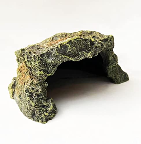 JXCBXJ Reptile Rock Hide Cave,Aquarium Escape Habitat Cave,for Small Lizards,Frogs,Turtles,Snakes