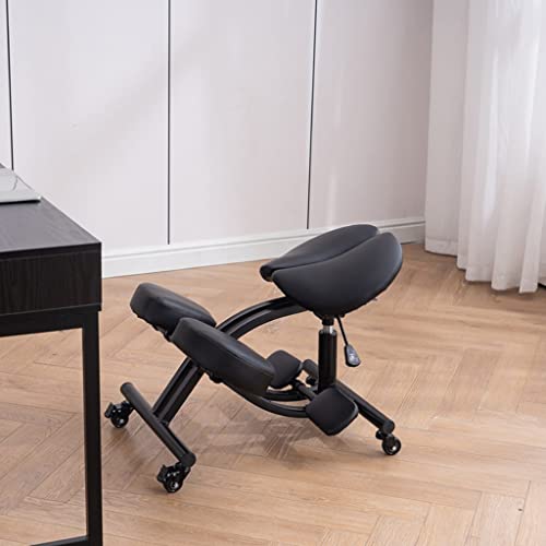 WAEYZ Ergonomic Kneeling Chair, Height and Angle Adjustable Chairs, Tilt Balance Seat, for Learning Office Rocking Chair,Improves and Corrects Posture Chair